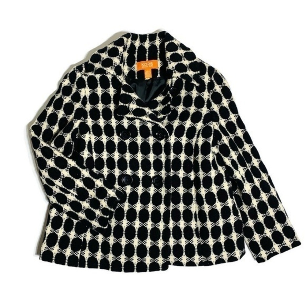 131. Kors Michael Kors double breasted wool short jacket